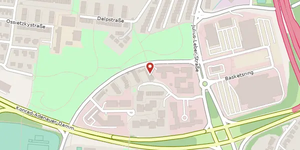 Karte der Umgebung von Ulrich-von-Hassel-Str. 58, 53123 Bonn