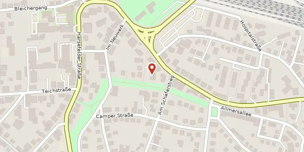 Karte der Umgebung von Harburger Straße 16 A, 21680 Stade