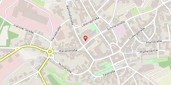 Karte der Umgebung von Schillerstraße 1, 95100 Selb