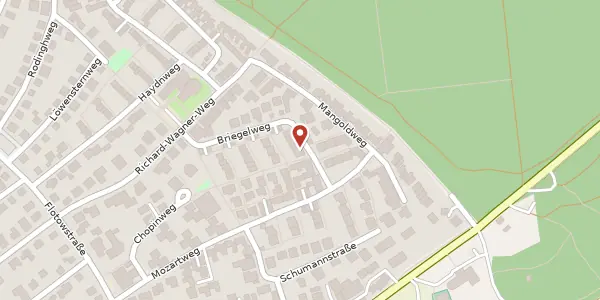 Karte der Umgebung von Briegelweg 41, 64287 Darmstadt