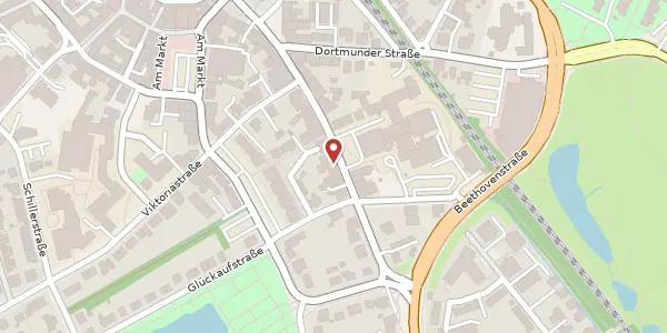 Karte der Umgebung von Wittener Str. 48, 44575 Castrop-Rauxel