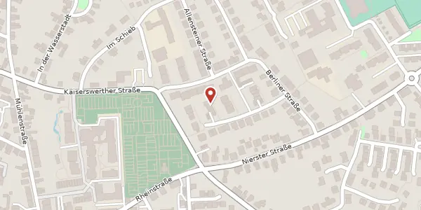 Karte der Umgebung von Leipziger Str. 22, 40668 Meerbusch