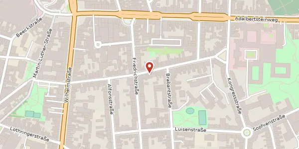 Karte der Umgebung von Augusta Str. 38, 52070 Aachen