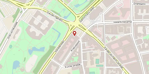 Karte der Umgebung von Johannes Brahms Platz 1, 20355 Hamburg