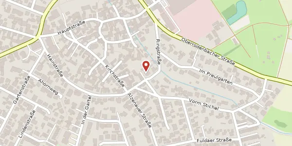 Karte der Umgebung von Ringstraße 11, 63517 Rodenbach