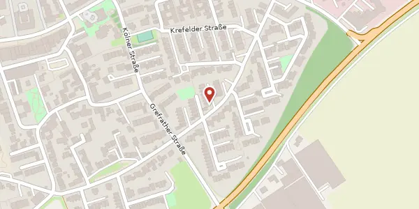 Karte der Umgebung von Jan-van-Werth-Str. 36, 41564 Kaarst