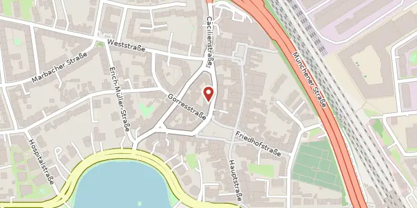 Karte der Umgebung von Cäcilienstr. 3, 40597 Düsseldorf