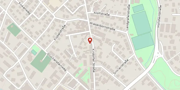 Karte der Umgebung von Kirdorfer Str. 31, 61350 Bad Homburg