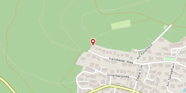 Karte der Umgebung von Karlsbader Weg 2, 65388 Schlangenbad