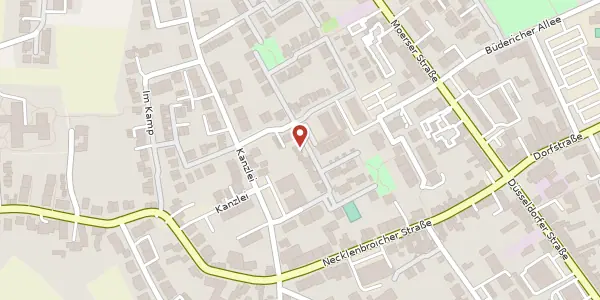 Karte der Umgebung von Ingrid-von-Schmettow-Str. 15, 40667 Meerbusch