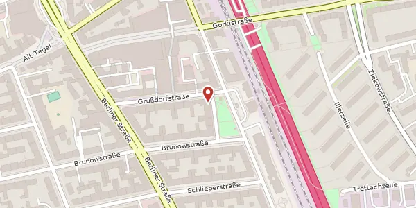 Karte der Umgebung von Buddeplatz 1, 13507 Berlin
