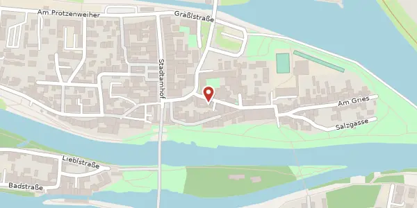 Karte der Umgebung von Andreasstraße 12, 93059 Regensburg