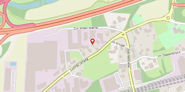 Karte der Umgebung von Löhner Str. 182, 32584 Löhne