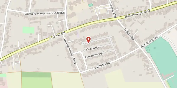 Karte der Umgebung von Kemmerlingstr. 19, 41542 Dormagen