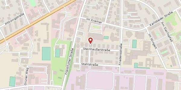 Karte der Umgebung von Frankfurter Str. 34e, 61169 Friedberg