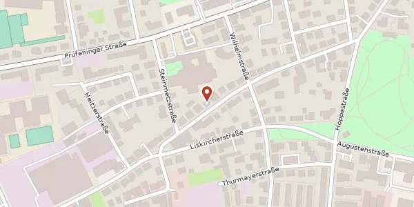 Karte der Umgebung von Dechbettener Str. 32, 93049 Regensburg