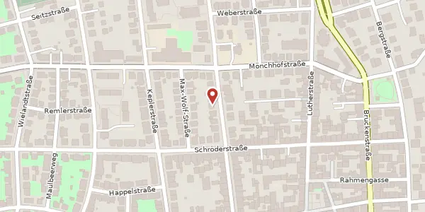 Karte der Umgebung von Werderstraße 35, 69120 Heidelberg