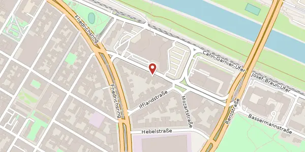 Karte der Umgebung von Collinistraße 16, 68161 Mannheim