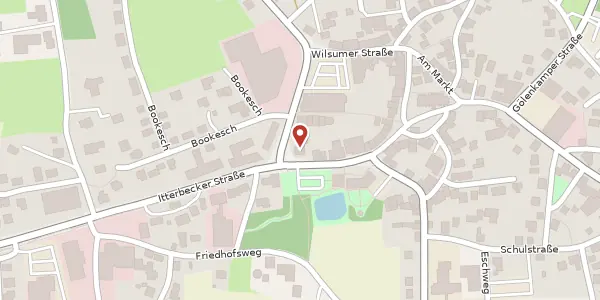 Karte der Umgebung von Itterbecker Str. 16, 49843 Uelsen