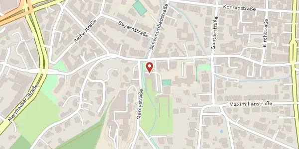 Karte der Umgebung von Lorettostraße 51, 79100 Freiburg im Breisgau