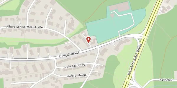 Karte der Umgebung von Röntgenstraße 10, 38440 Wolfsburg