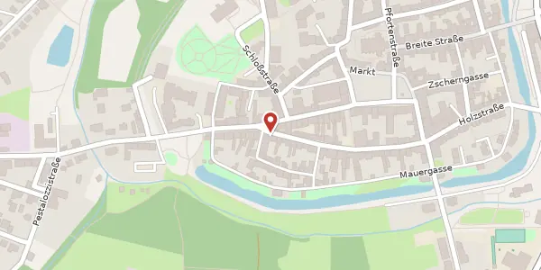 Karte der Umgebung von Ritterstraße 43, 04509 Delitzsch