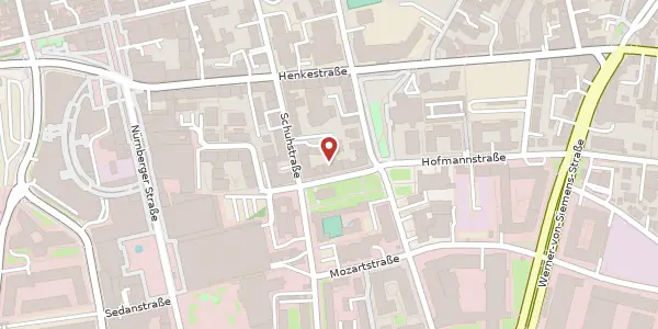 Karte der Umgebung von Hofmannstr. 15, 91052 Erlangen