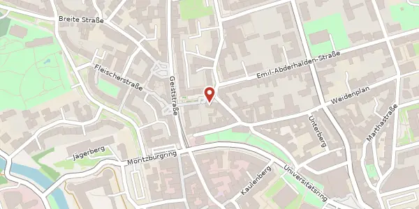 Karte der Umgebung von Neumarktstr. 10, 06108 Halle (Saale)