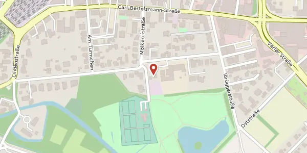Karte der Umgebung von Karl-Rogge-Weg 1, 33332 Gütersloh