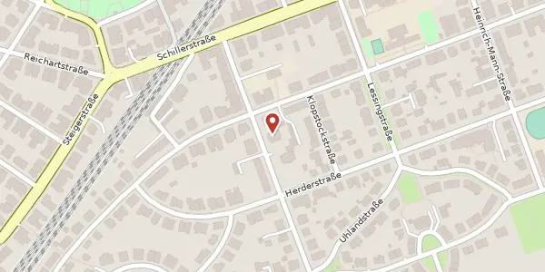 Karte der Umgebung von Gerhart-Hauptmann-Straße 6, 99096 Erfurt