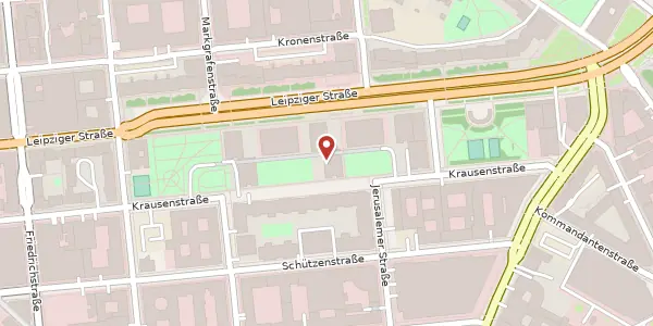 Karte der Umgebung von Leipziger Straße 44, 10117 Berlin