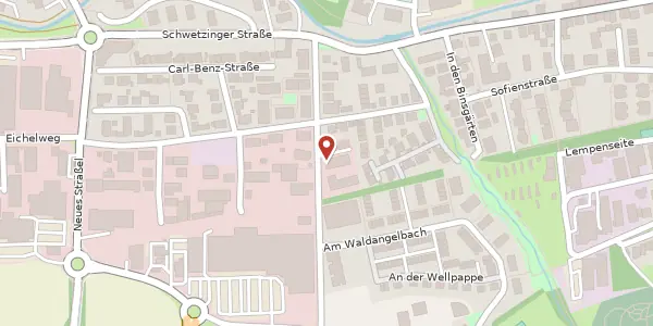 Karte der Umgebung von In den Breitwiesen 13, 69168 Wiesloch