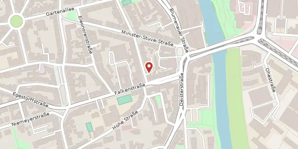Karte der Umgebung von Jacobsstraße 2, 30449 Hannover