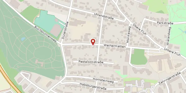 Karte der Umgebung von Weihermatten 33, 79713 Bad Säckingen