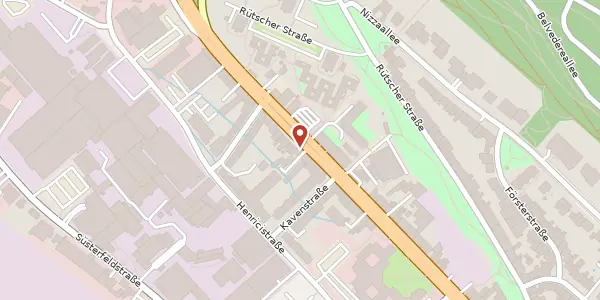 Karte der Umgebung von Roermonderstraße 107, 52072 Aachen