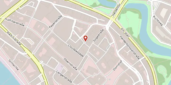 Karte der Umgebung von Pelzerstraße 4, 28195 Bremen