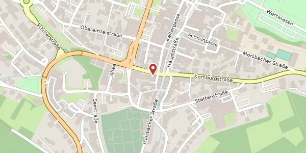 Karte der Umgebung von Stuttgarter Straße 5, 74653 Künzelsau