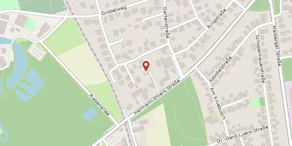 Karte der Umgebung von Hermann-Ehlers-Str. 40 a, 49082 Osnabrück