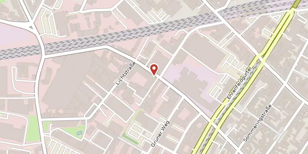 Karte der Umgebung von Vogelsanger Str. 197a, 50825 Köln
