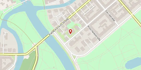 Karte der Umgebung von Sebastian-Bach-Straße 42 a, 04109 Leipzig