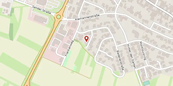 Karte der Umgebung von Keltenstraße 6, 77767 Appenweier