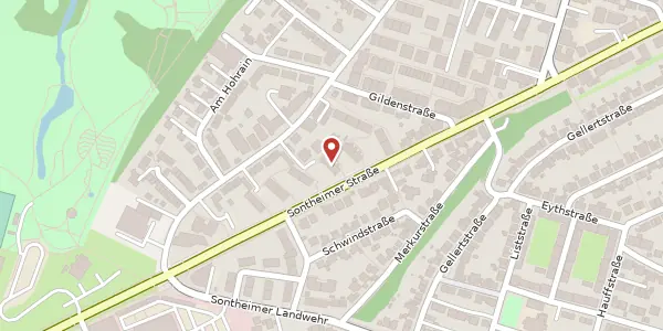 Karte der Umgebung von Sontheimerstraße 90, 74074 Heilbronn
