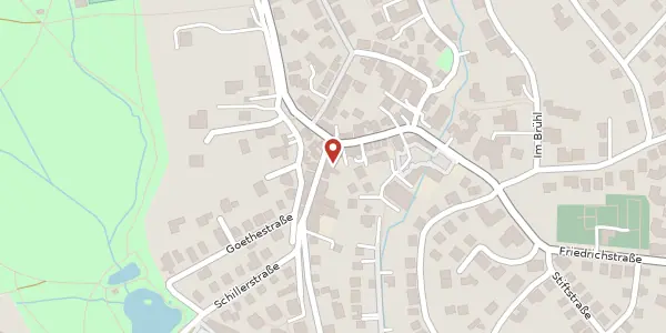 Karte der Umgebung von Schillerstr. 28, 61476 Kronberg