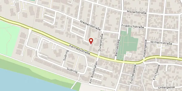 Karte der Umgebung von Kennedystr. 96, 63477 Maintal