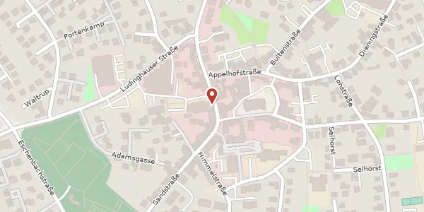 Karte der Umgebung von Sandstr. 44, 59387 Ascheberg