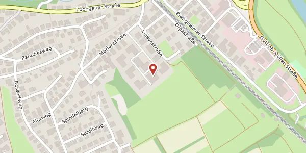 Karte der Umgebung von Marienstraße 7/6, 74354 Besigheim