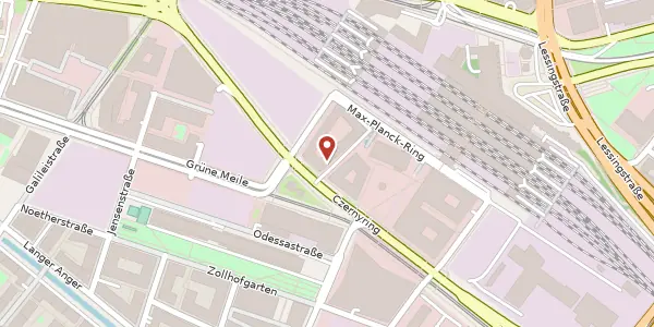 Karte der Umgebung von Europaplatz 13, 69115 Heidelberg