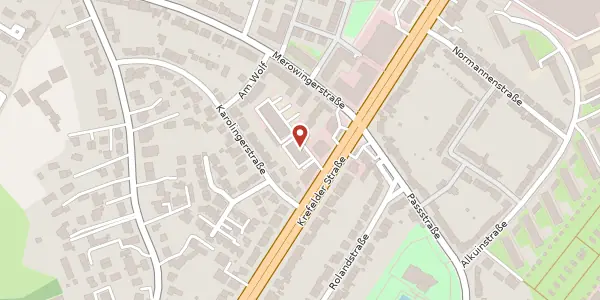Karte der Umgebung von Krefelder Str. 123, 52070 Aachen