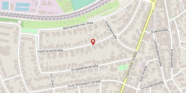 Karte der Umgebung von Siesmayerstr. 37, 61118 Bad Vilbel