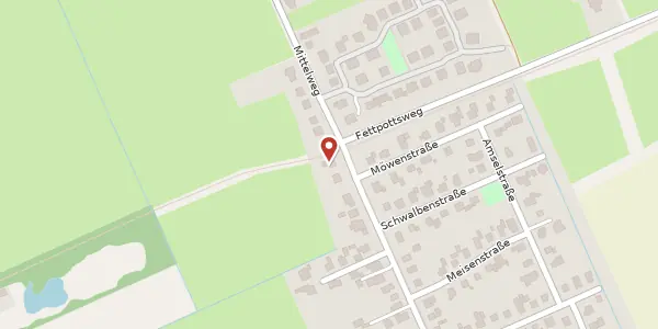 Karte der Umgebung von Mittelweg 25 e, 26789 Leer